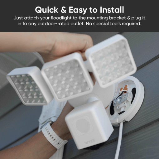 Wyze Cam Floodlight v2 + Plug-In Mount - Image 5