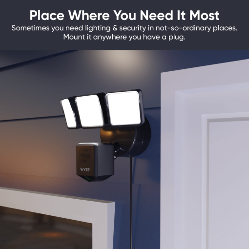 Wyze Cam Floodlight v2 + Plug-In Mount - Image 6